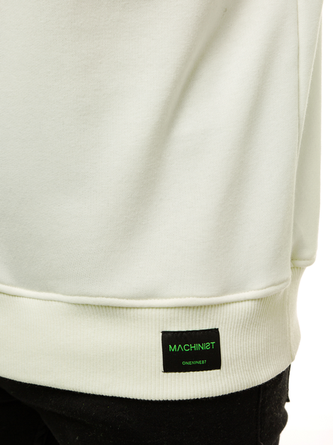 Men's Sweatshirt - Ecru  OZONEE MACH/3149
