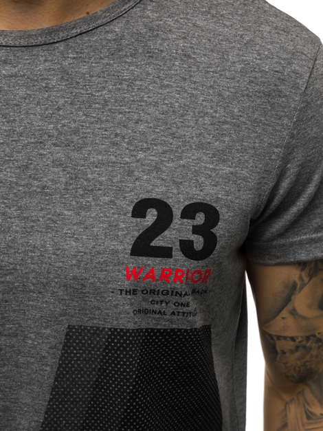 Men's T-Shirt - Anthracite OZONEE JS/SS10932Z