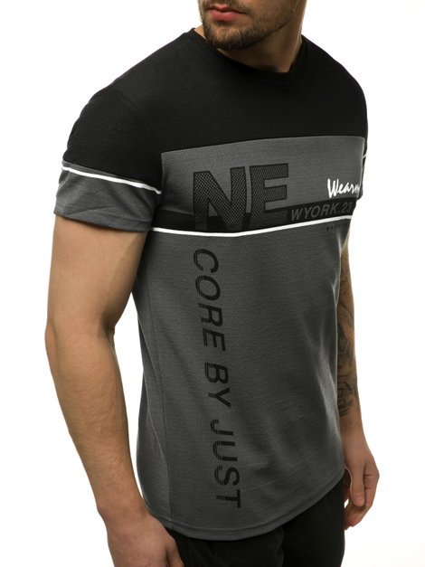 Men's T-Shirt - Anthracite OZONEE JS/SS11002