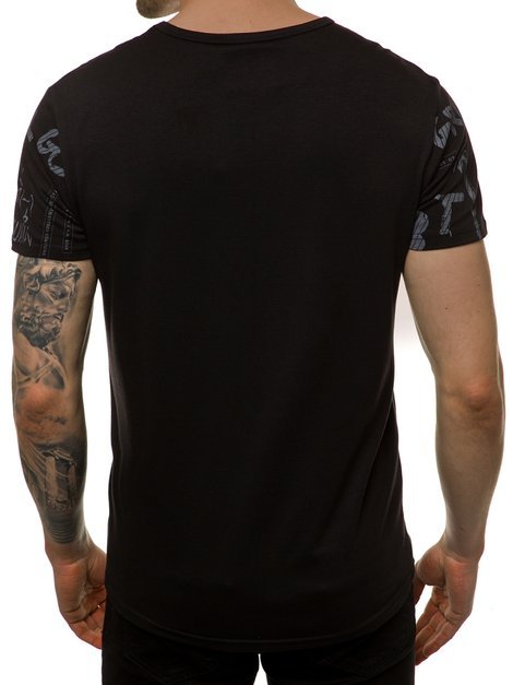 Men's T-Shirt - Black OZONEE JS/SS10926