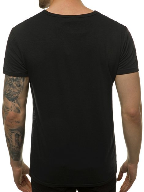 Men's T-Shirt - Black OZONEE JS/SS10963