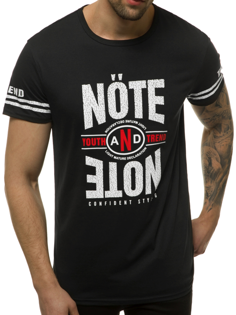 Men's T-Shirt - Black OZONEE JS/SS10968