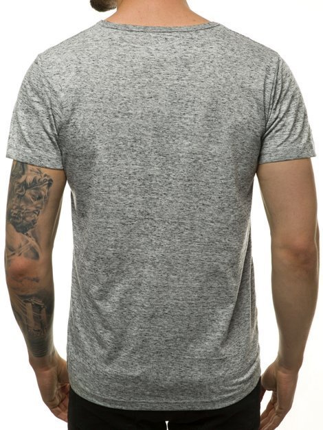Men's T-Shirt - Grey OZONEE JS/KS2110
