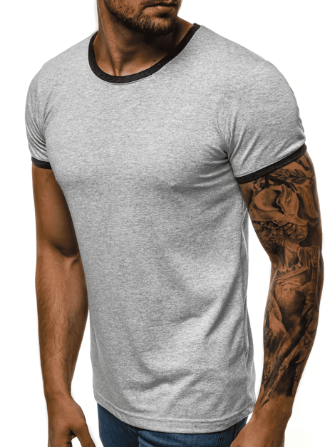 Men's T-Shirt - Grey OZONEE O/1177 