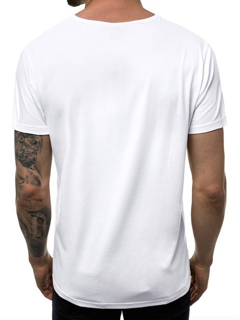 Men's T-Shirt - White OZONEE JS/SS10960