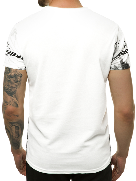 Men's T-Shirt - White OZONEE JS/SS11003