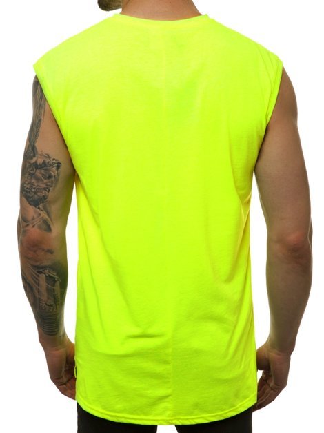 Men's Tank Top - Yellow-neon OZONEE MACH/M1212