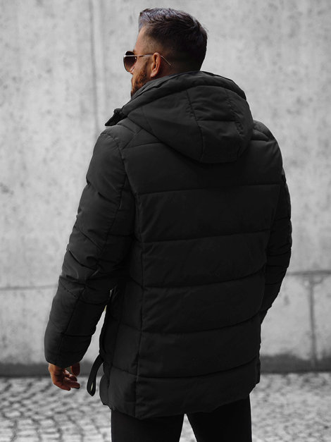Men's Winter Jacket - Black OZONEE JS/22M60/392Z