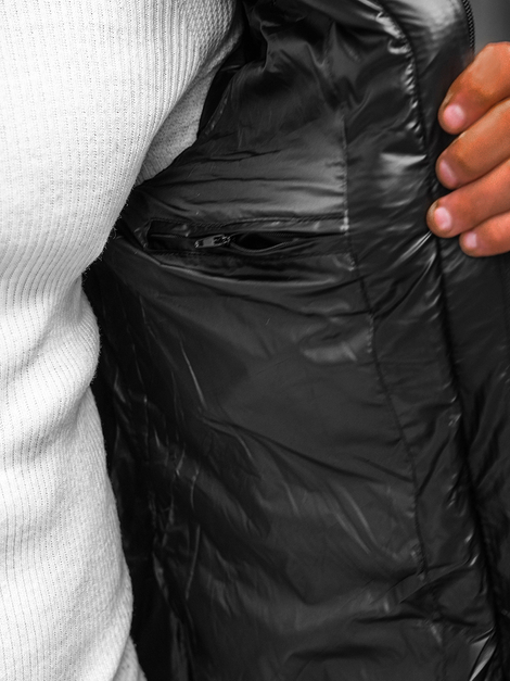 Men's Winter Jacket - Black OZONEE O/M801Z