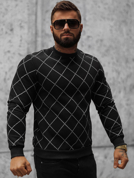 Men's sweatshirt - Black OZONEE O/D7459