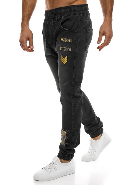 OTANTIK 806-10 Men's Jogger Jeans - Black