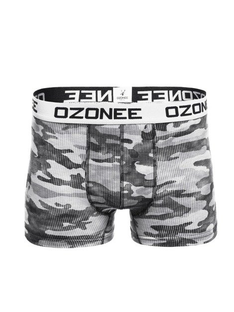 OZONEE 0953 Men's Boxer Shortss - Grey-Camo
