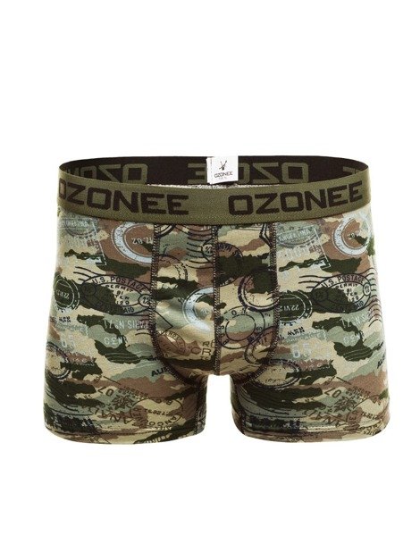 OZONEE 0953 Men's Boxer Shortss - Khaki01
