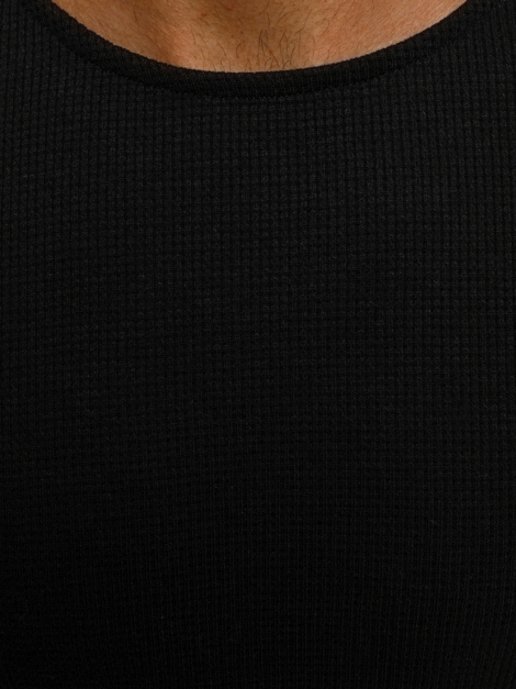 OZONEE 1165 Men's Sweatshirt - Black