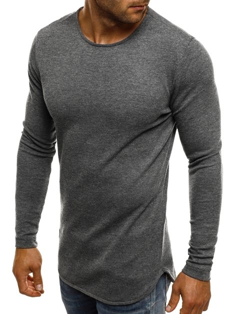 OZONEE 1165 Men's Sweatshirt - Dark grey