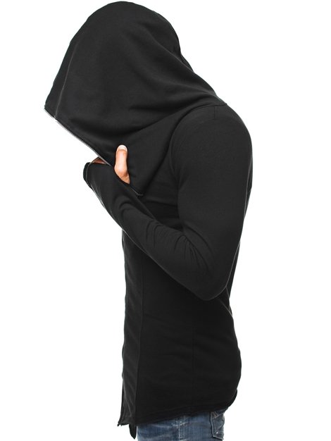 OZONEE 2036-10 Men's Sweatshirt - Black