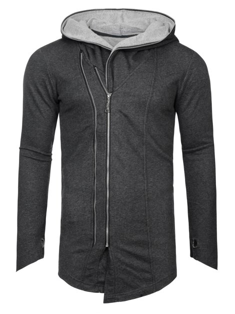 OZONEE 2036-10 Men's Sweatshirt - Dark grey