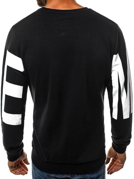 OZONEE A/0968 Men's Sweatshirt - Black