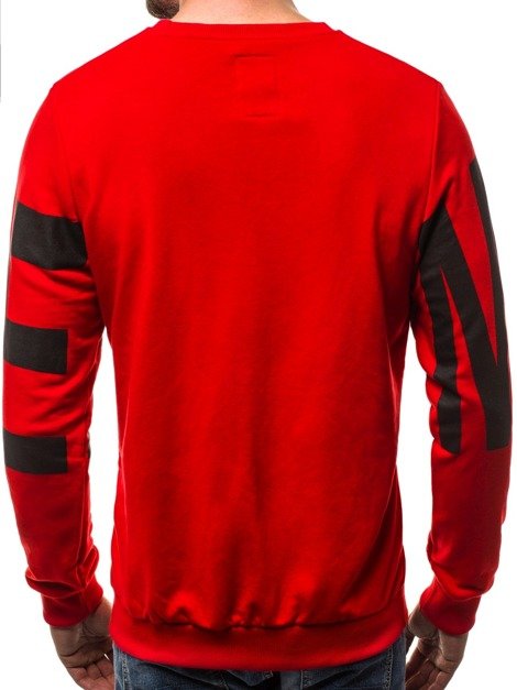 OZONEE A/0968 Men's Sweatshirt - Red