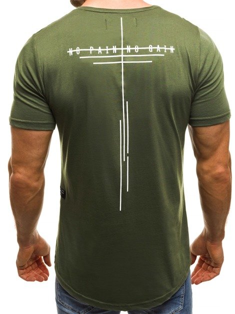 OZONEE B/181046 Men's T-Shirt - Green