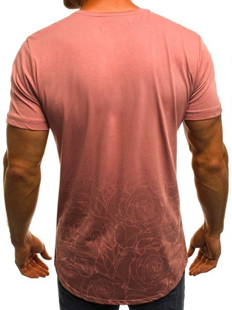 OZONEE B/181597 Men's T-Shirt - Pink