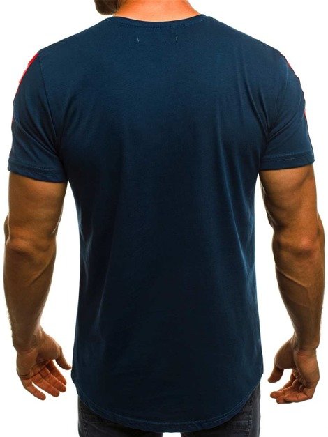 OZONEE B/181600 Men's T-Shirt - Navy blue