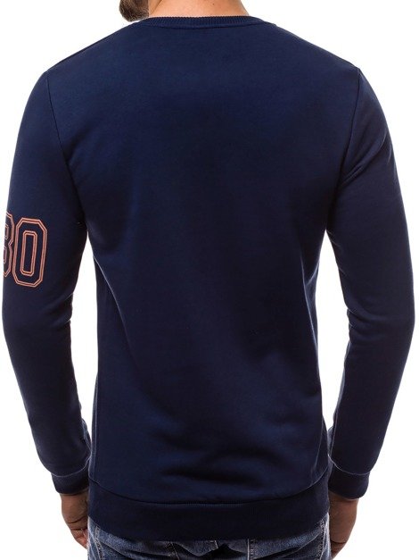 OZONEE B/8185X Men's Sweatshirt - Navy blue