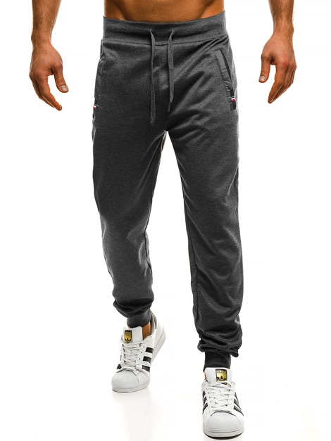 OZONEE J/8035 Men's Jogger Sweatpants - Dark grey