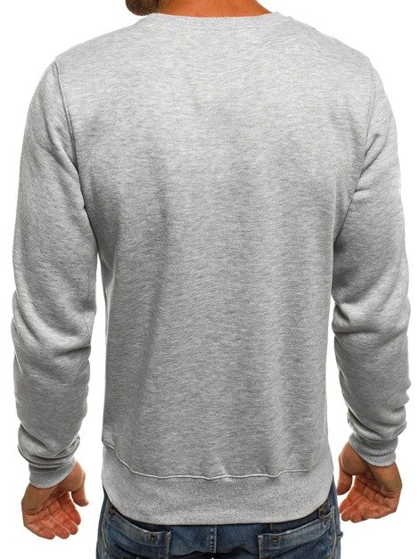 OZONEE J28 Men's Sweatshirt - Grey