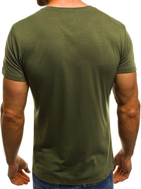 OZONEE JS/5027 Men's T-Shirt - Green