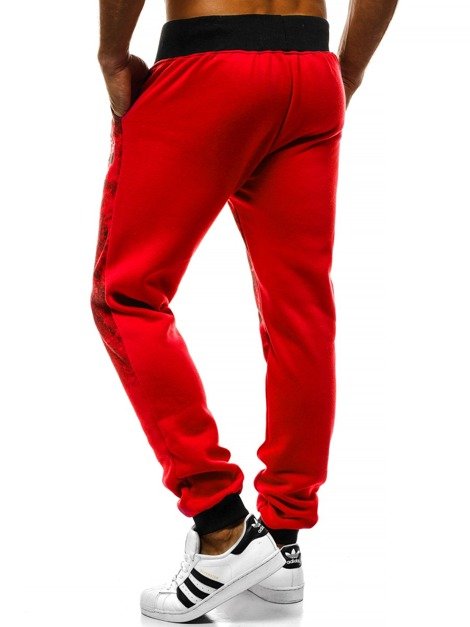 OZONEE JS/AM021 Men's Sweatpants - Red