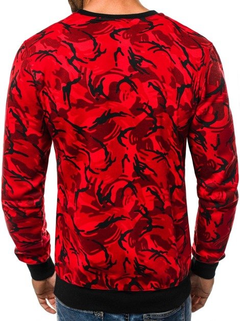 OZONEE JS/DD503 Men's Sweatshirt - Red