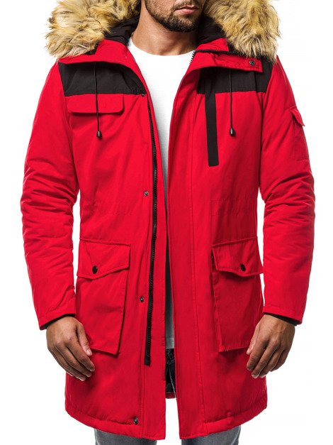 OZONEE JS/HS201816 Men's Jacket - Red