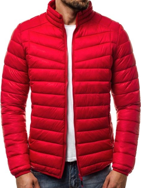 OZONEE JS/LY07 Men's Jacket - Red