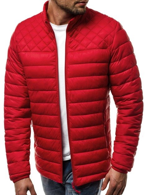 OZONEE JS/LY12 Men's Jacket - Red