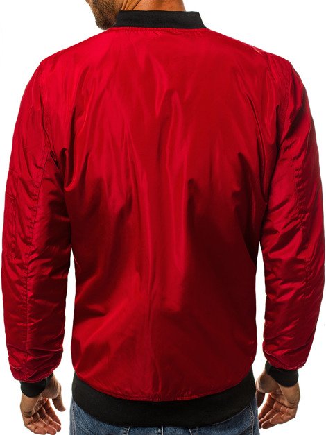 OZONEE JS/RZ01 Men's Jacket - Red