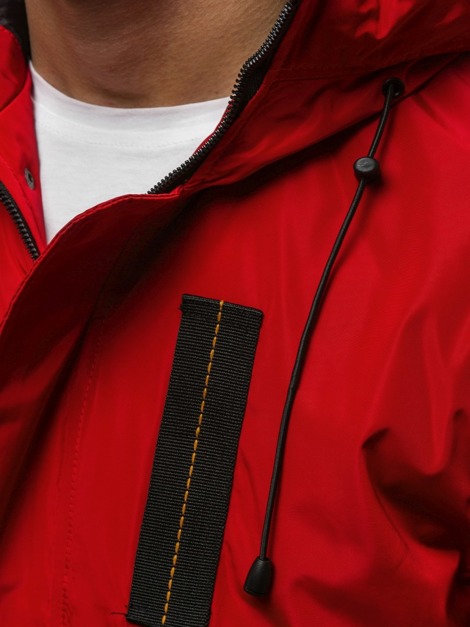 OZONEE JS/RZ03 Men's Jacket - Red