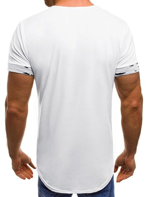 OZONEE JS/SS205 Men's T-Shirt - White