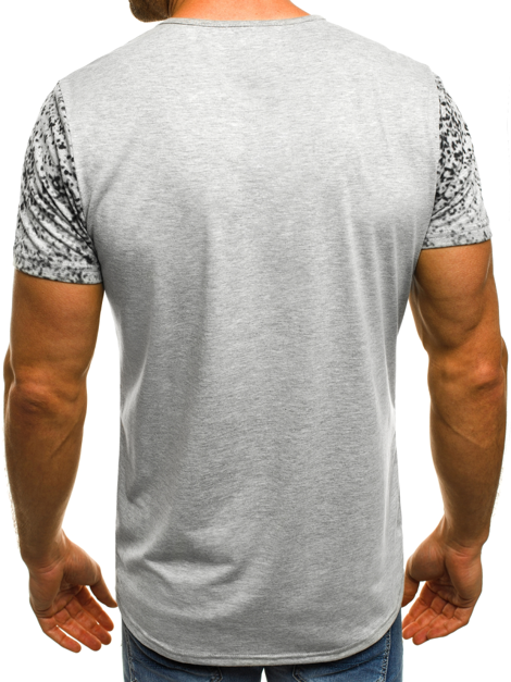 OZONEE JS/SS216 Men's T-Shirt - Grey