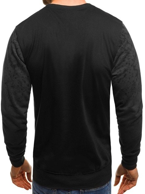 OZONEE JS/TT16 Men's Sweatshirt - Black