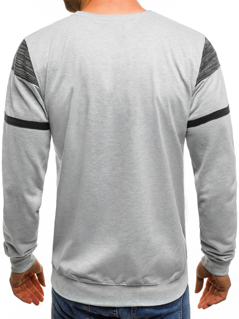 OZONEE JS/TT19 Men's Sweatshirt - Grey