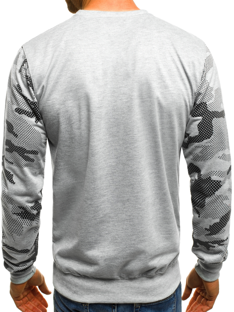 OZONEE JS/TT30 Men's Sweatshirt - Grey