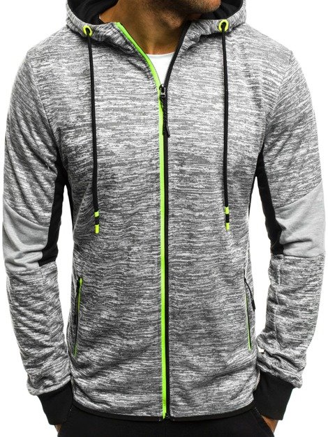 OZONEE JS/TT89 Men's Sweatshirt - Grey
