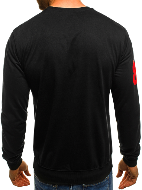 OZONEE JS/TT99 Men's Sweatshirt - Black