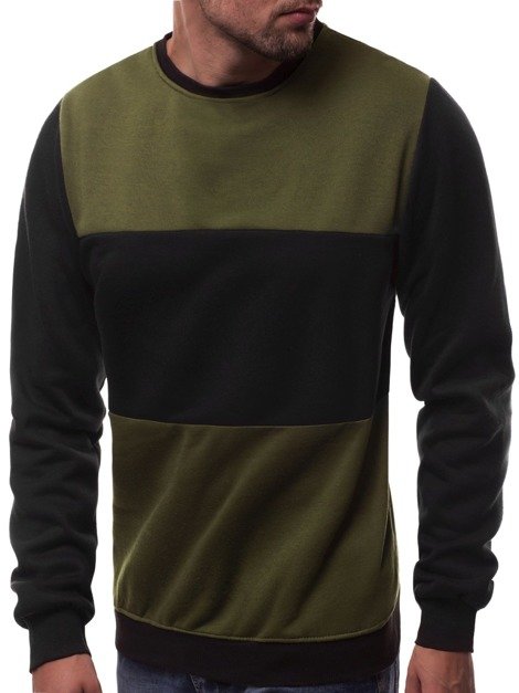 OZONEE JS/TX03 Men's Sweatshirt - Green