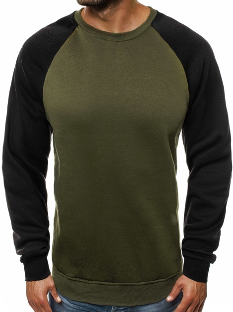 OZONEE JS/TX07 Men's Sweatshirt - Green