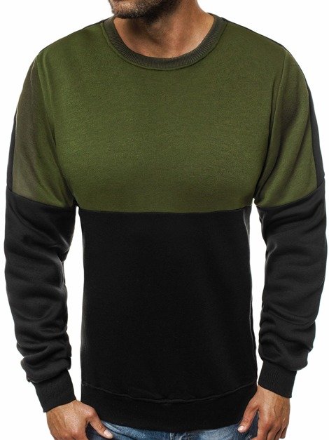 OZONEE JS/TX08 Men's Sweatshirt - Green