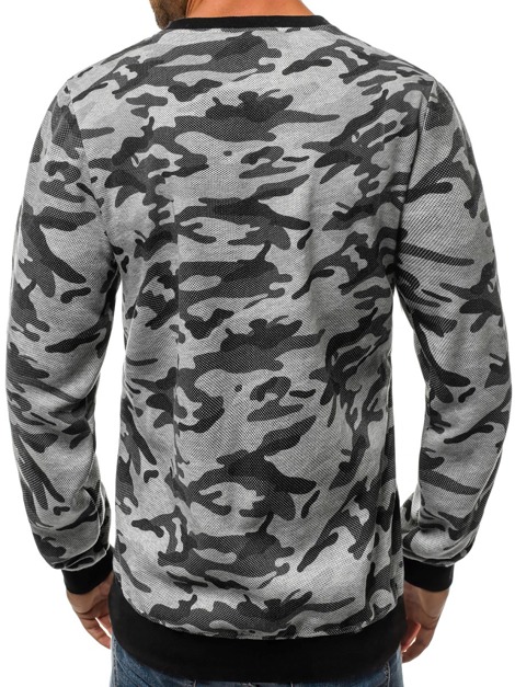 OZONEE JS/TX21 Men's Sweatshirt - Grey