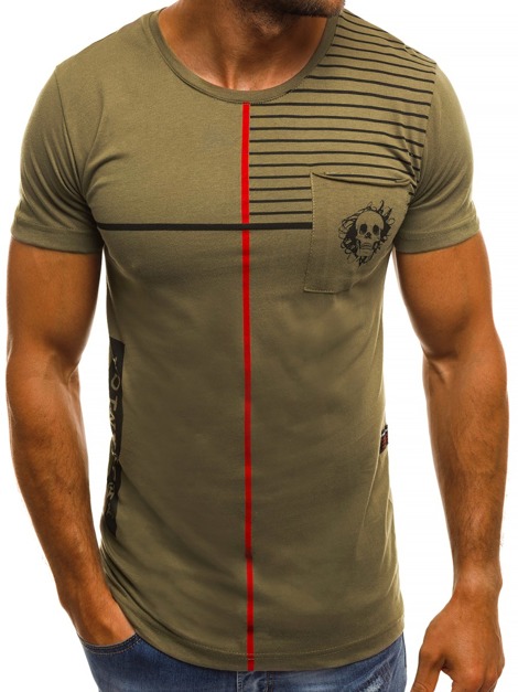 OZONEE MECH/2096 Men's T-Shirt - Green