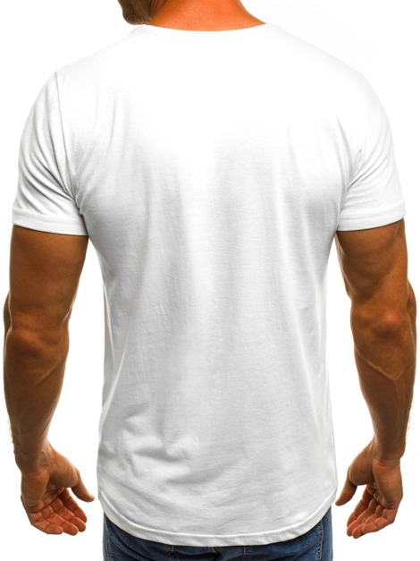 OZONEE O/1170 Men's T-Shirt - White